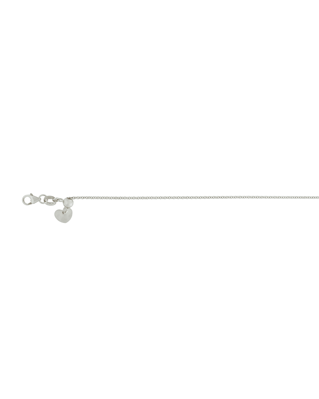 9CT W/G EXT TRACE 1.25mm/52cm